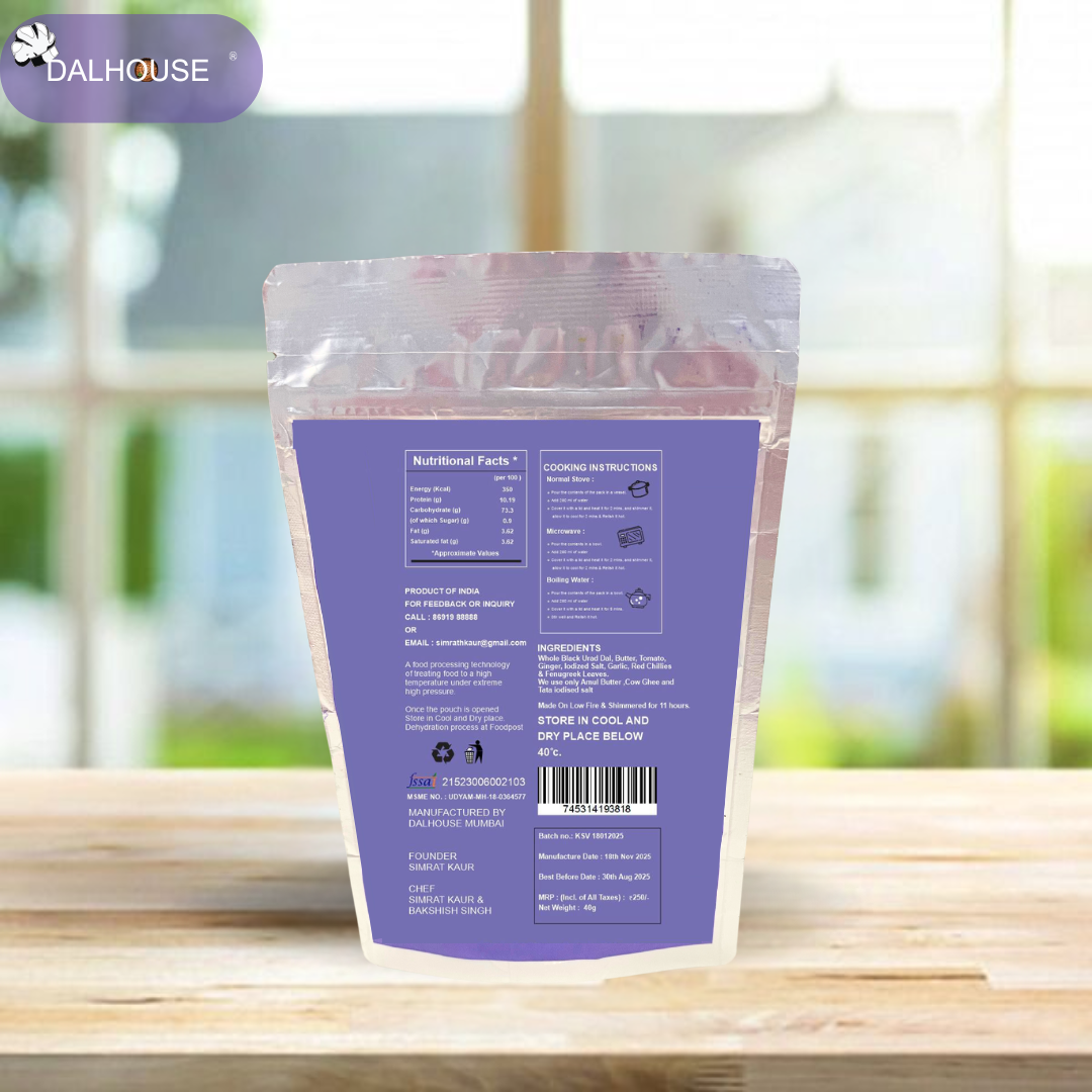 KOYLA DAL MAKHANI – Slow-Cooked for 11 hours