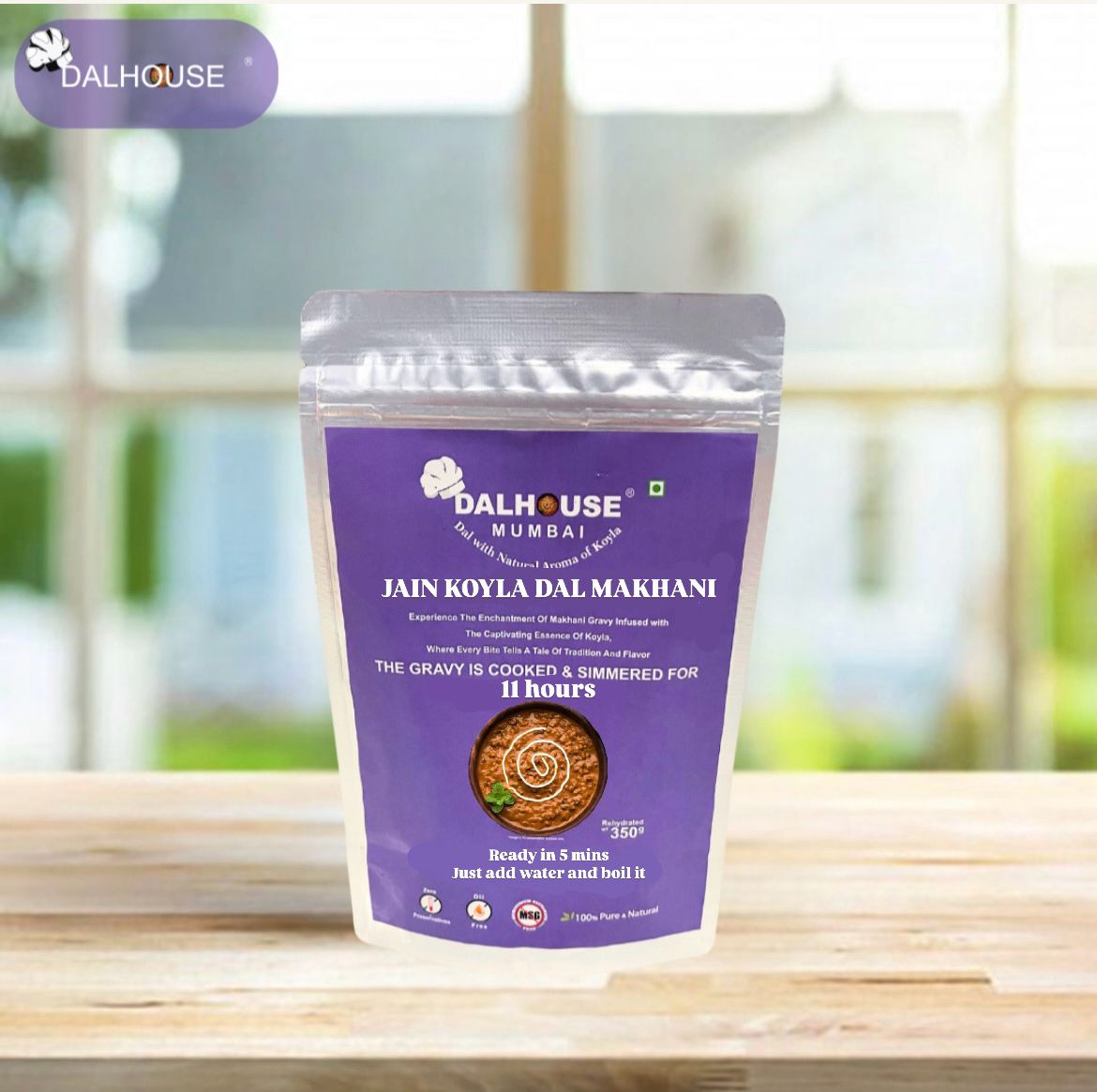 Jain Koyla Dal Makhani