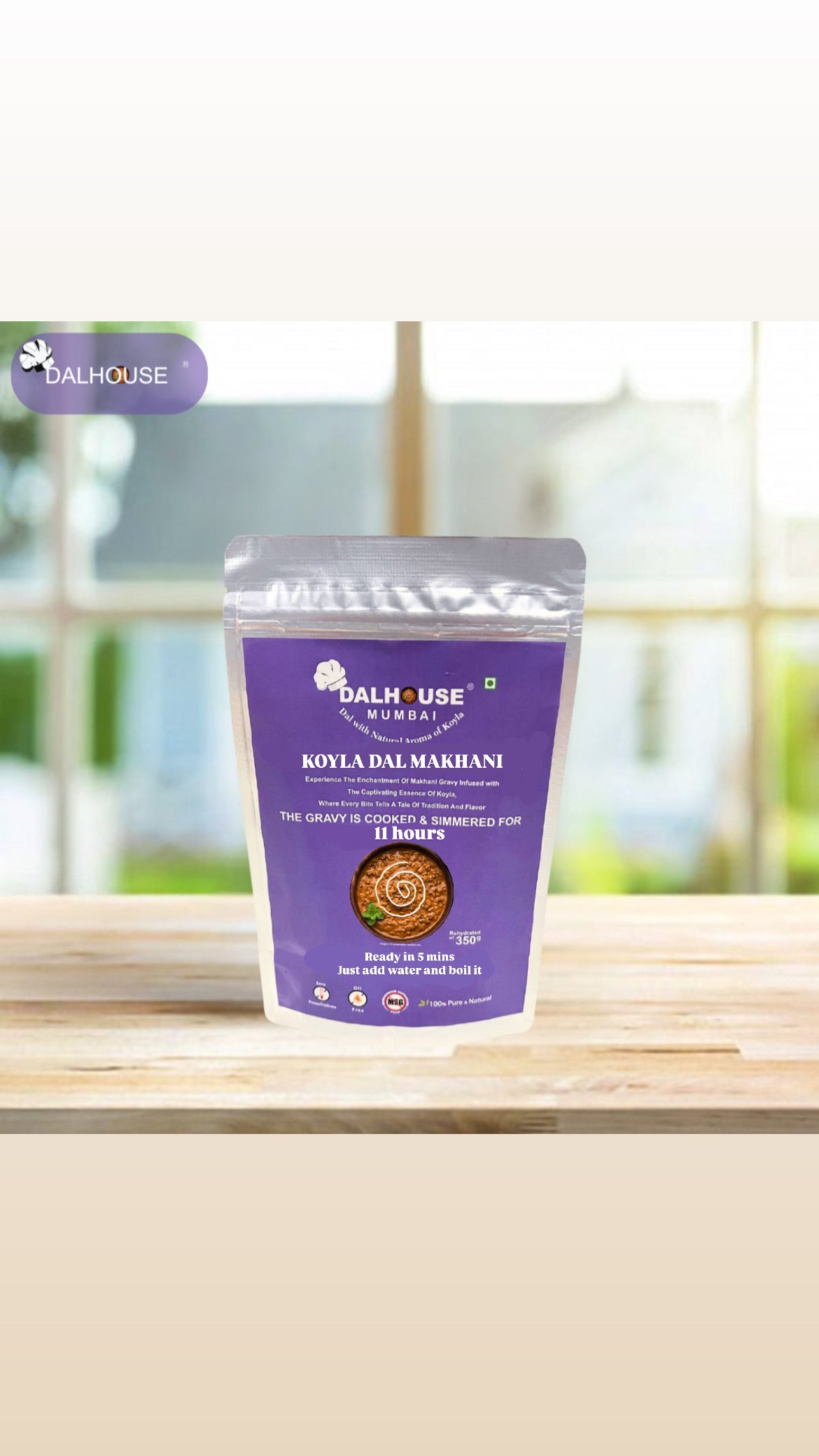 KOYLA DAL MAKHANI – Slow-Cooked for 11 hours