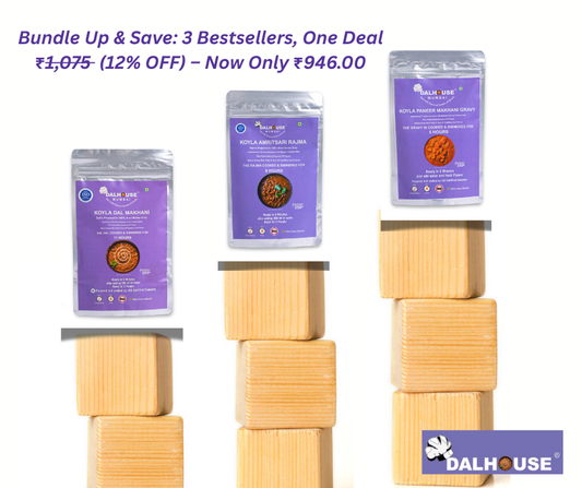 3 BESTSELLERS- BUNDLE UP & SAVE [ DAL MAKHANI / RAJMA / PANEER MAKHANI ]