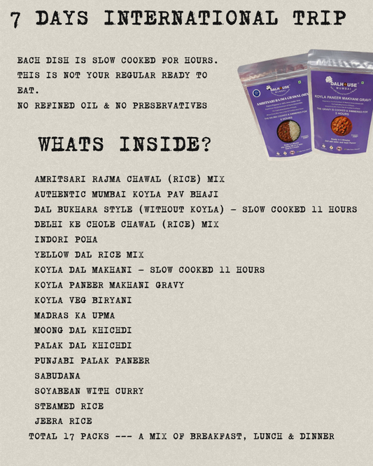 7 DAYS INTERNATIONAL TRIP