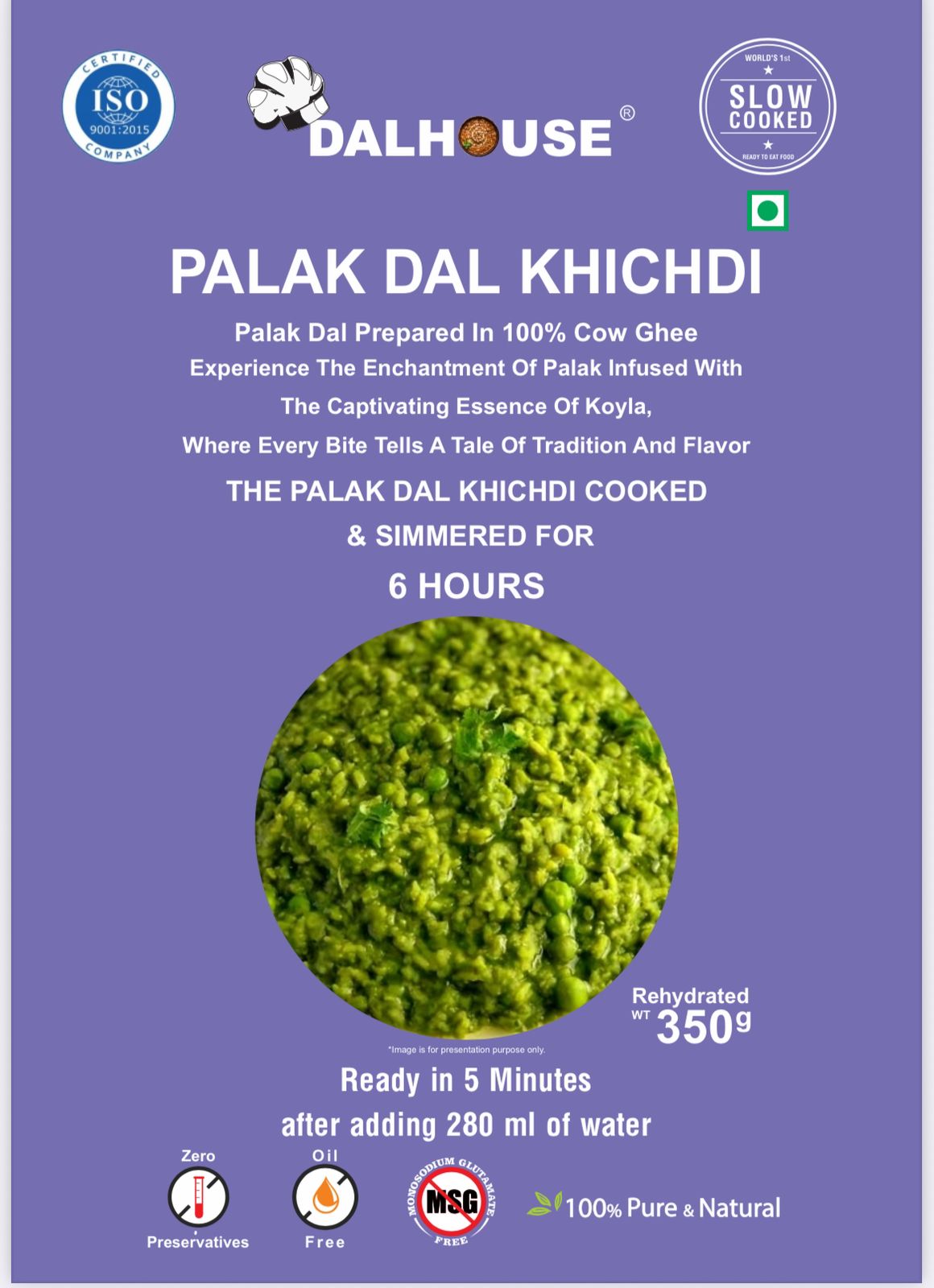 PALAK DAL KHICHDI