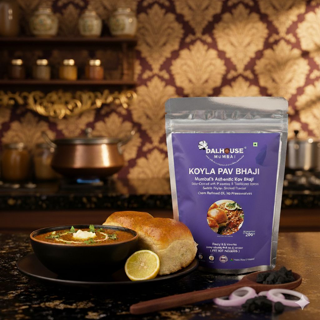 Authentic Mumbai Koyla Pav Bhaji