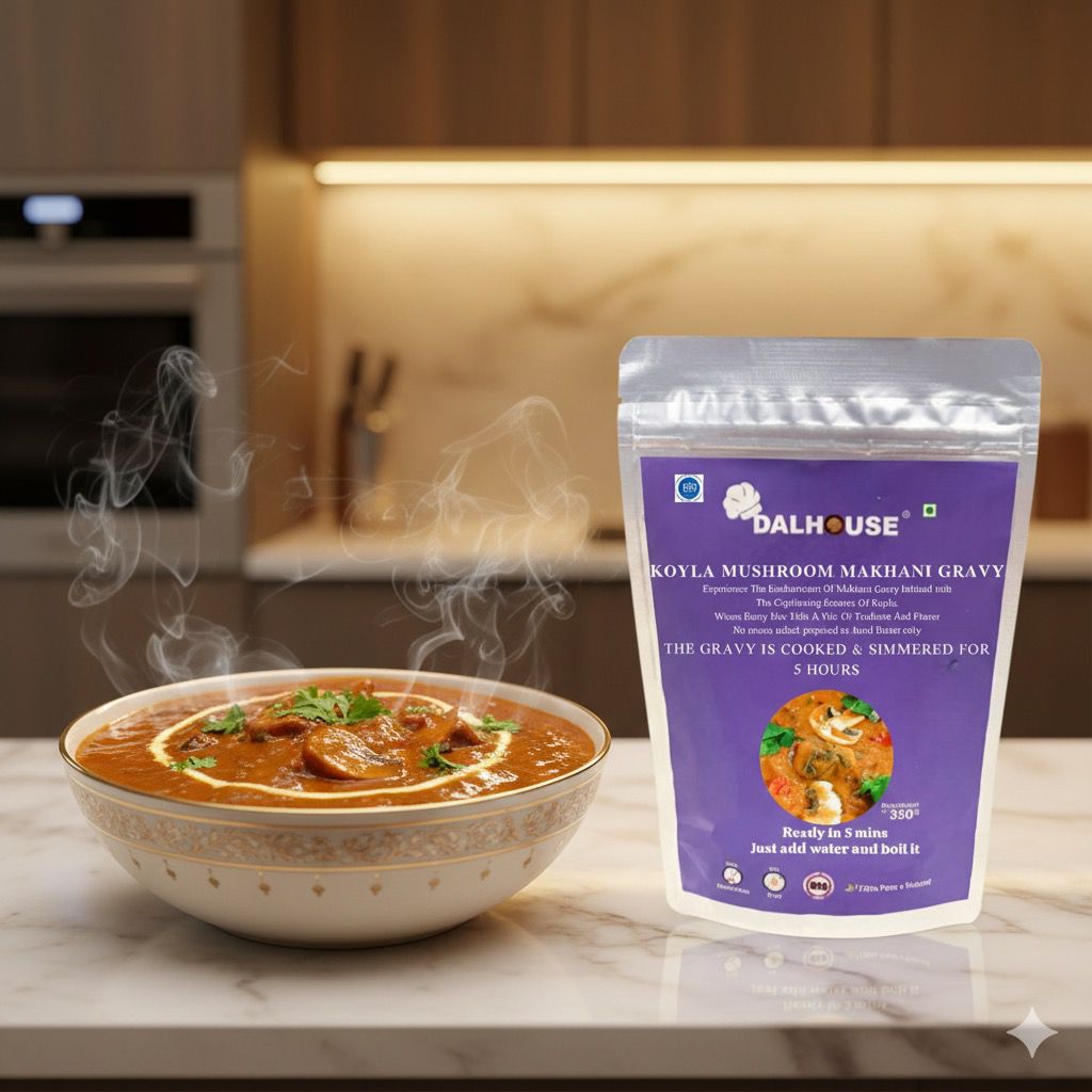 Koyla Mushroom Makhani Gravy